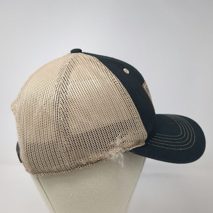 Boston Bruins NHL Fan Favorite Trucker Hat Black Beige One Size Mesh Back OSFM