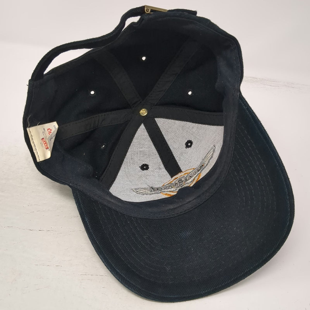 Otto Baseball Cap Black One Size Doobie Brothers Embroidered Rock Band Music Hat