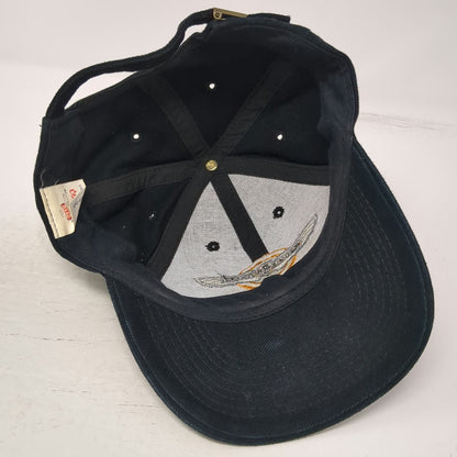 Otto Baseball Cap Black One Size Doobie Brothers Embroidered Rock Band Music Hat