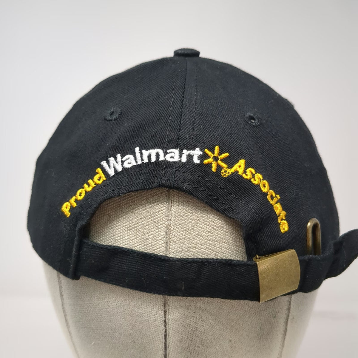 HPI Baseball Cap Black OSFM Proud Walmart Associate Embroidered Slideback Hat