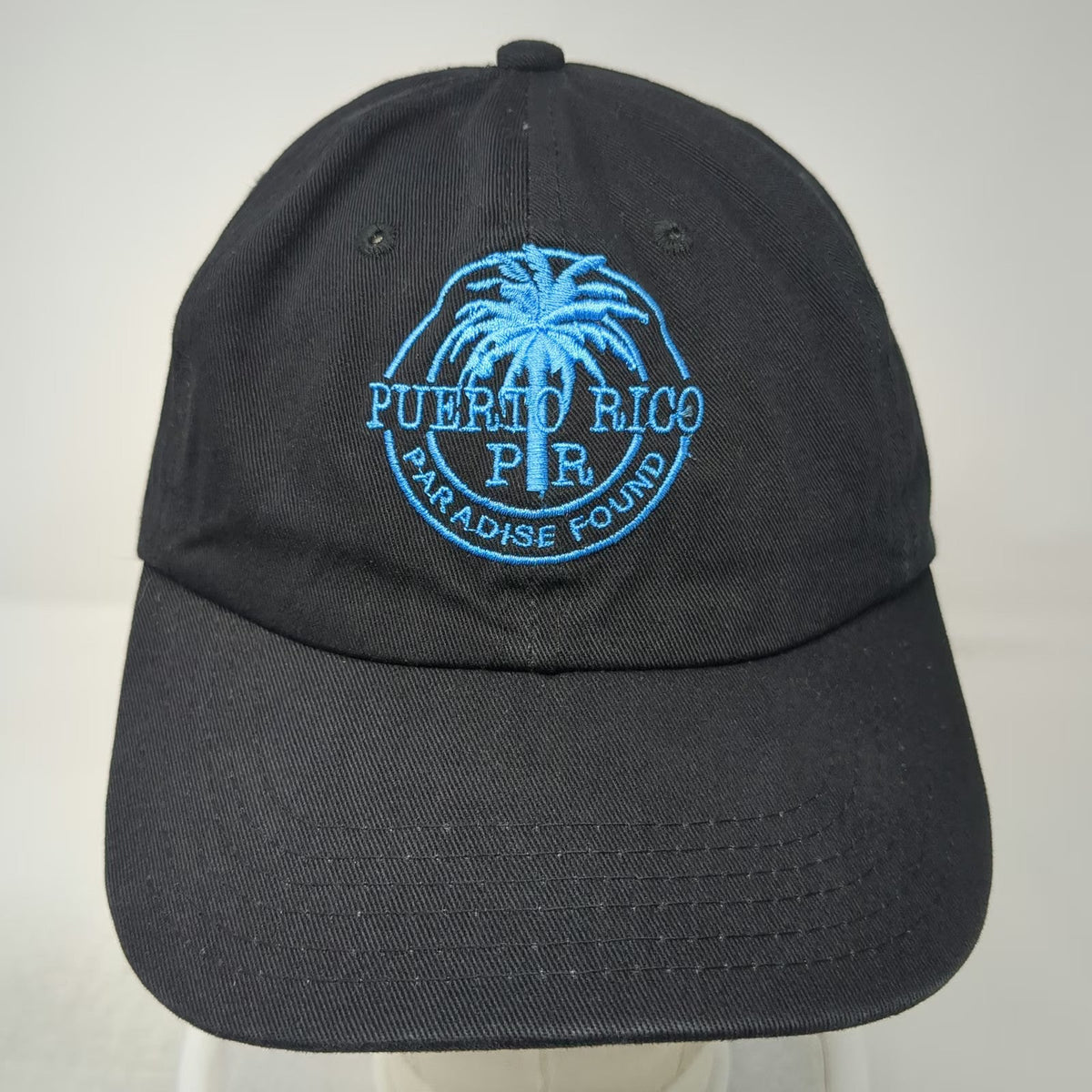 DMR Classic Headwear Baseball Cap Black One Size Puerto Rico Paradise Found Hat