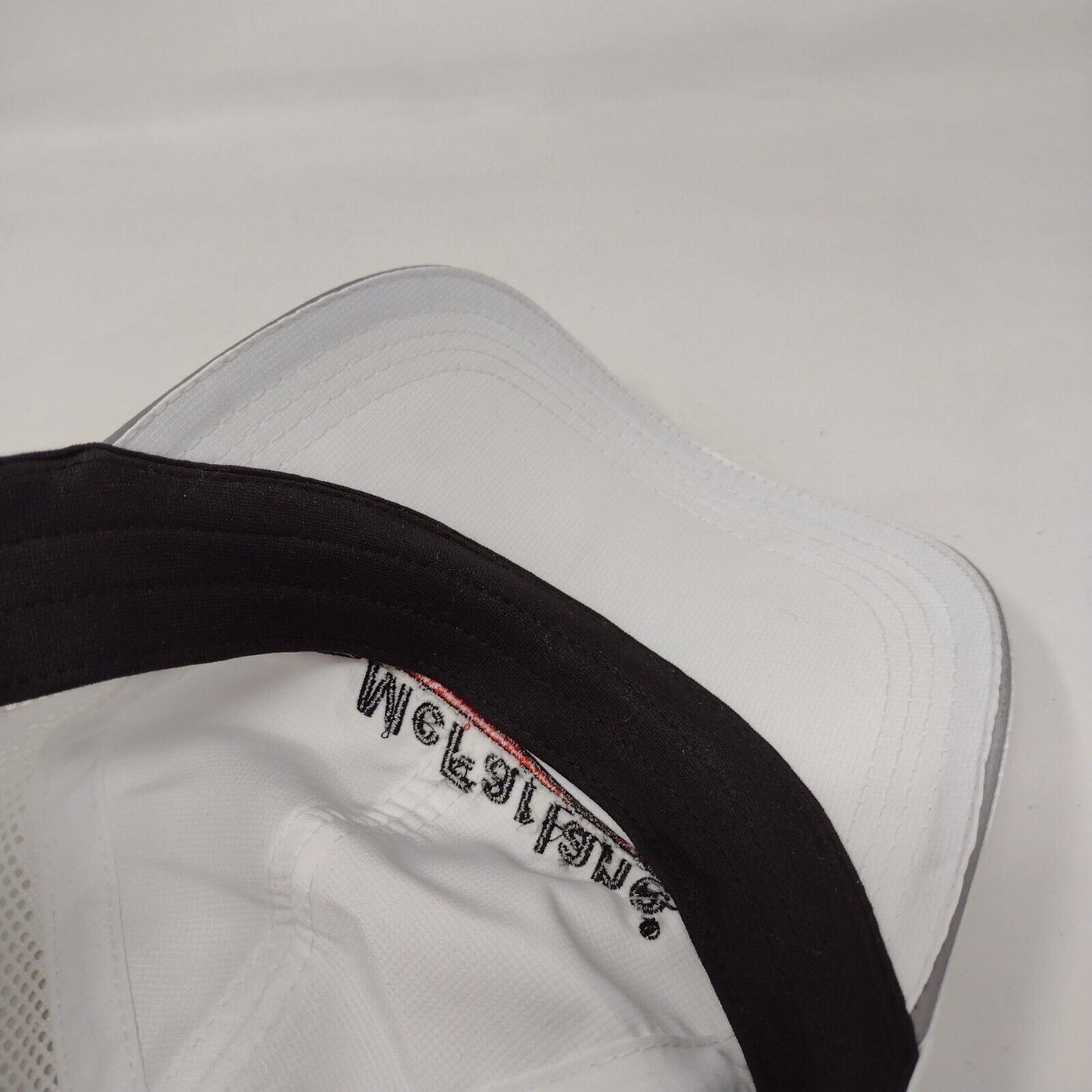 McFarlane Strapback Hat White OSFA Adjustable Embroidered Breathable Hit Wear