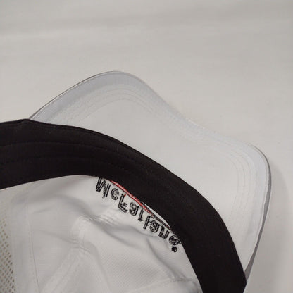 McFarlane Strapback Hat White OSFA Adjustable Embroidered Breathable Hit Wear