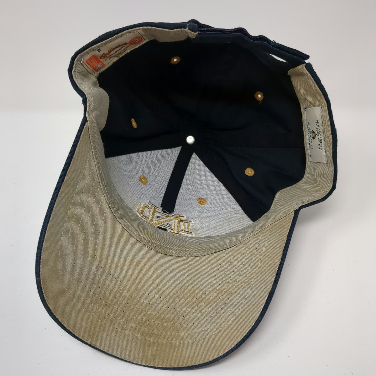 Captivating Headwear Notre Dame Fighting Irish NCAA Blue Hat One Size Strapback