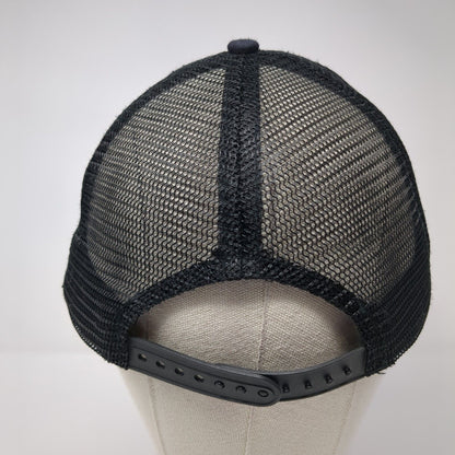Kurvball Whiskey Snapback Trucker Hat Black One Size Adjustable Mesh Back