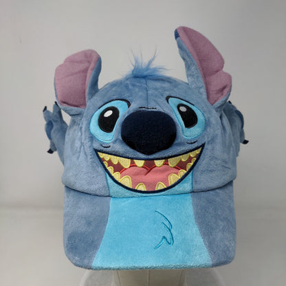 Stitch Ears Adult Strapback Hat Blue 57-61cm Adjustable Plush Costume Disney