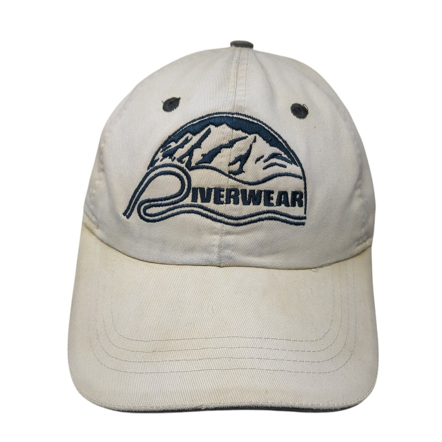 Riverwear Strapback Hat Tan One Size Adjustable Embroidered Extreme Fit Ahead