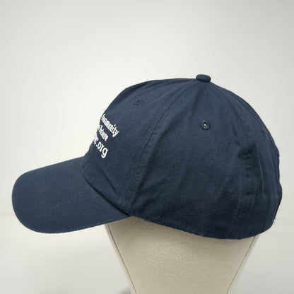 Hit 5 Panel Blue One Size Strapback Bridge Community Recreation Cotton Hat