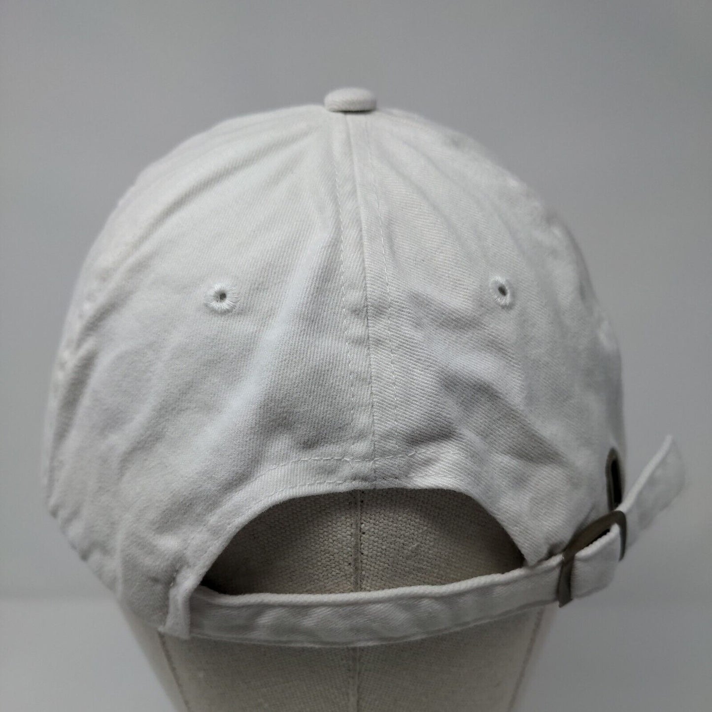 Just Serve Slideback Hat White OSFA Classic Cut Embroidered UltraClub