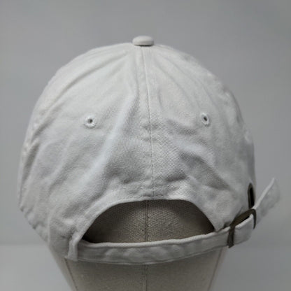 Just Serve Slideback Hat White OSFA Classic Cut Embroidered UltraClub