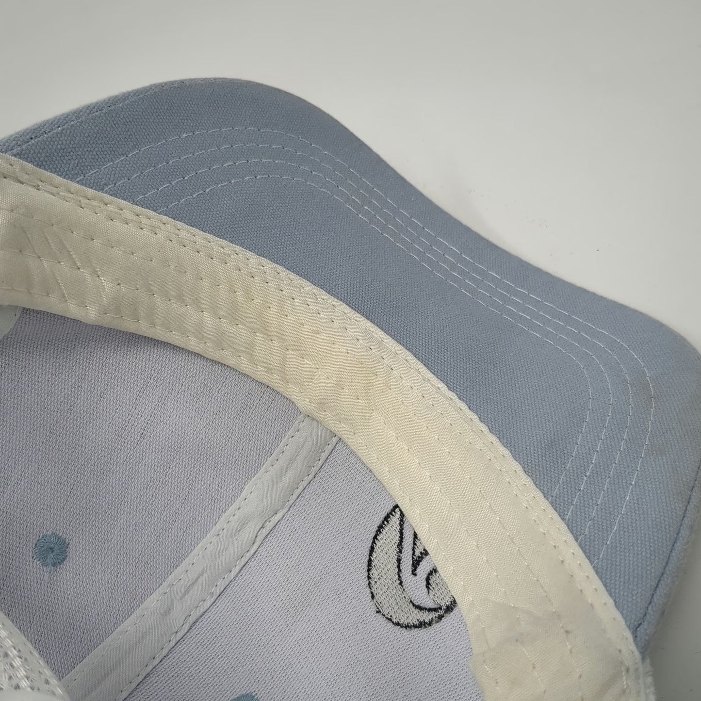 Lucky Fashion Accessories Trucker Hat Blue One Size Orlando Florida Wave Logo