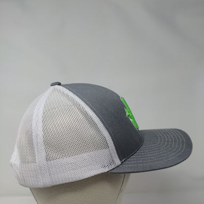 JK Snapback Trucker Hat Gray One Size Adjustable Mesh Back Pacific Headwear