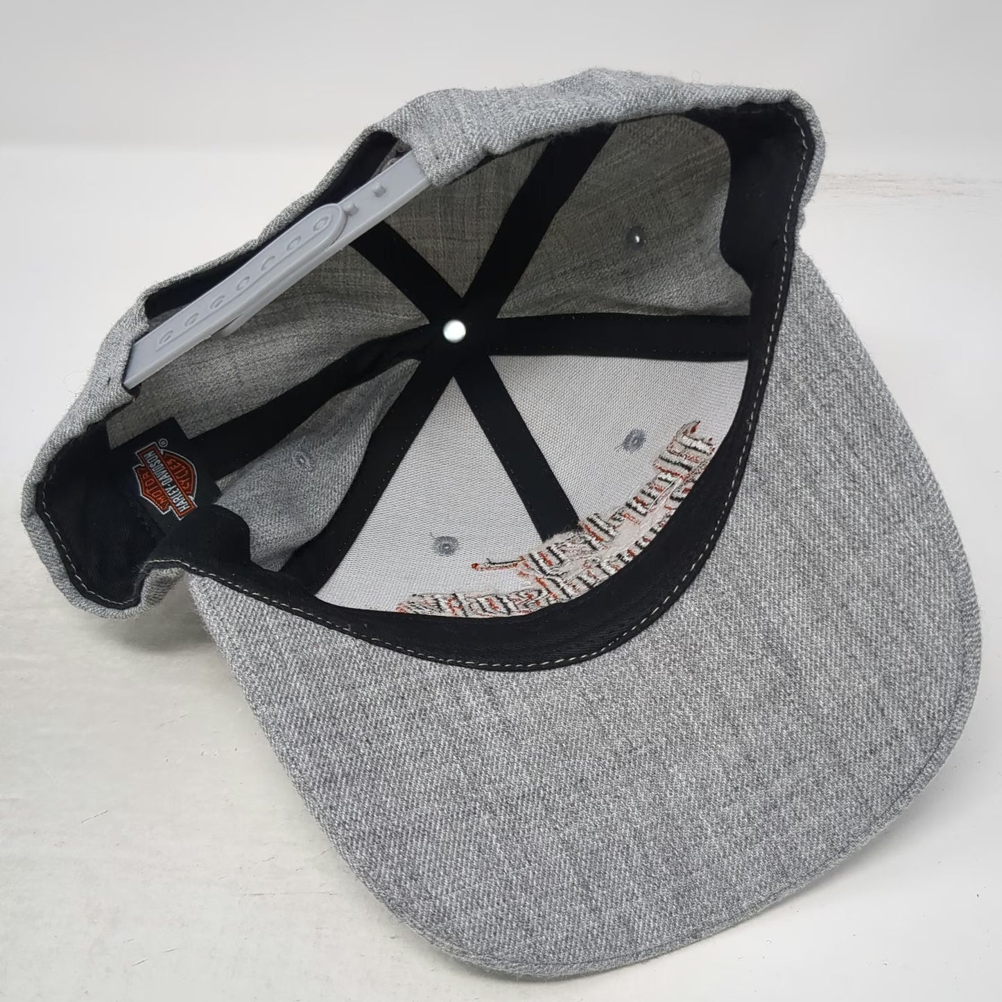 Harley-Davidson Snapback Hat Gray One Size Schaeffer's Orwigsburg PA Embroidered