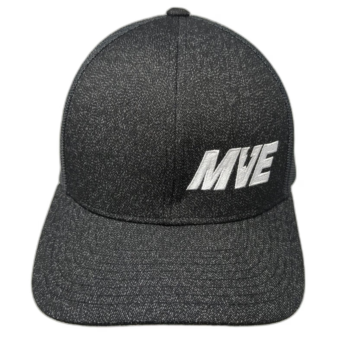 Pacific Headwear Trucker Hat Black One Size Snapback MVE Embroidery Mesh Back