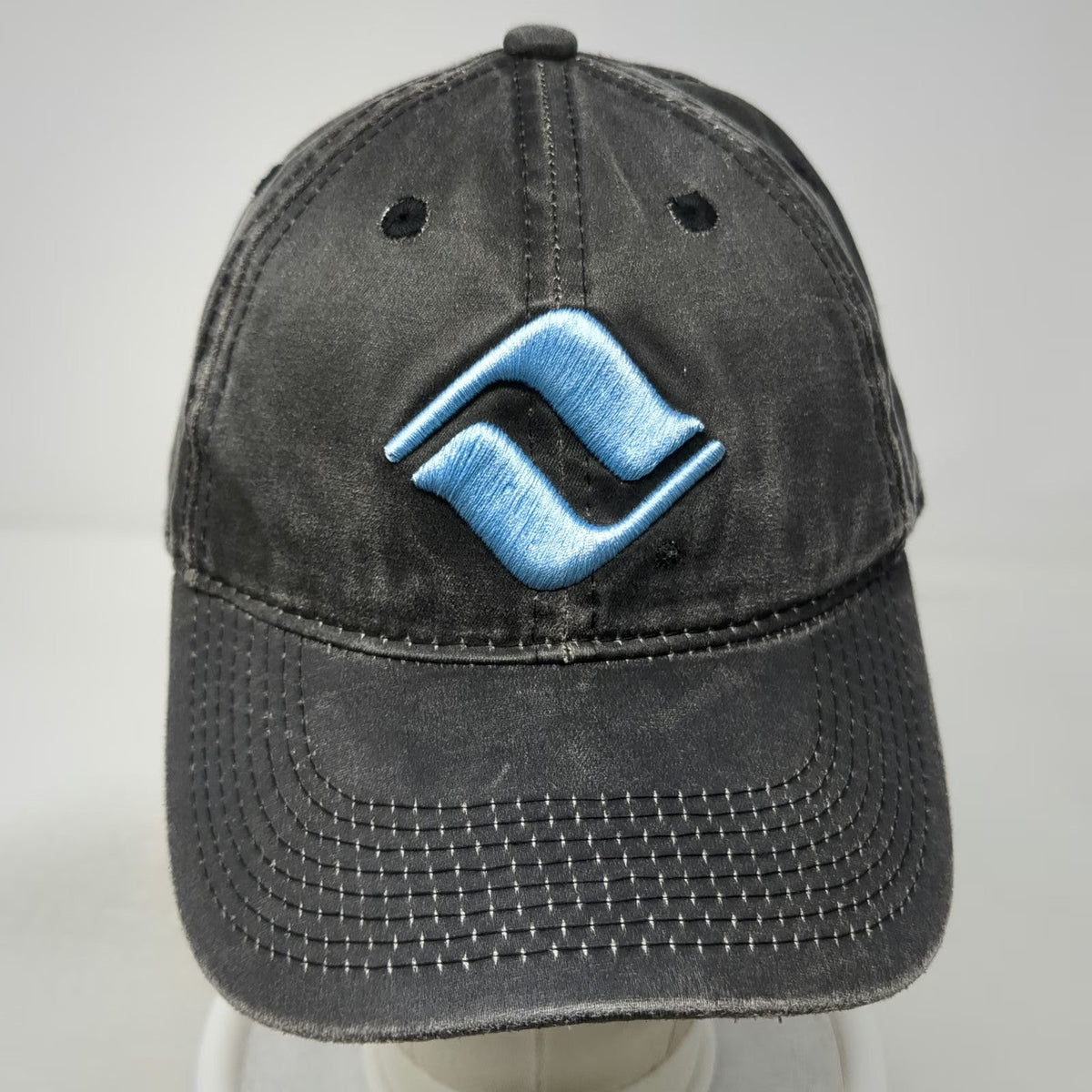 The Game Baseball Cap Gray One Size Vail Colorado Embroidered Logo Hat Slideback