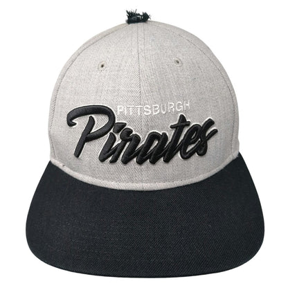 47 Pittsburgh Pirates MLB Baseball Cap Black One Size Script Flat Brim Snapback