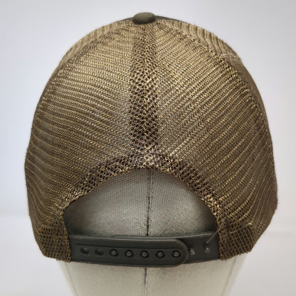 Lost Love NYC Trucker Hat Brown One Size Mesh Snapback Rope Hearts LA Logo