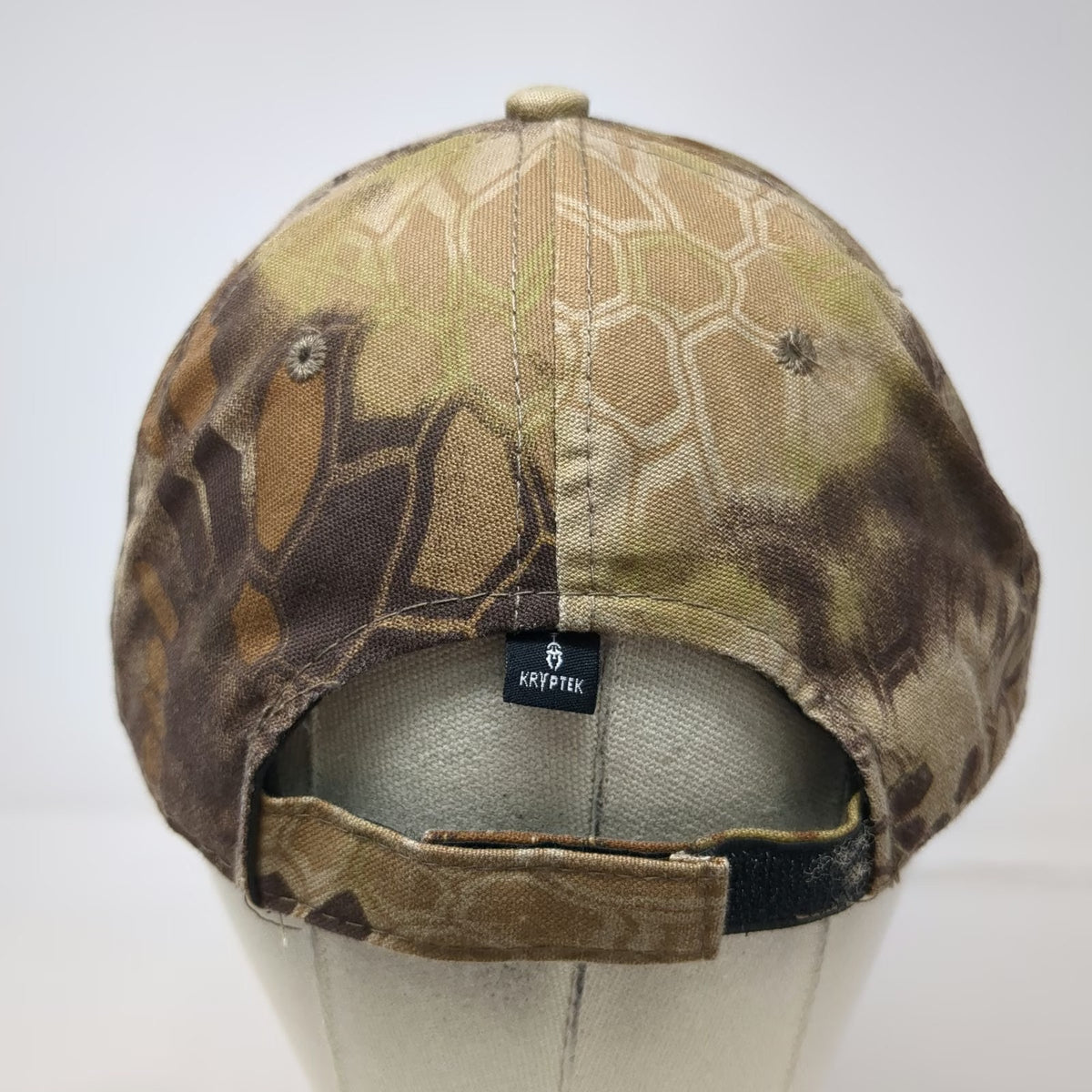 Kryptek Hyundai Baseball Cap Brown One Size Camo Logo Adjustable Strapback Hat