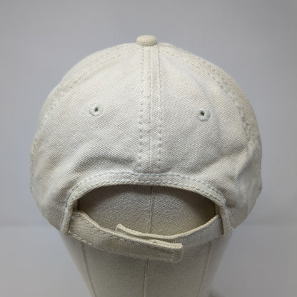 McCall Idaho Strapback Hat Cream One Size Adjustable Embroidered Polar