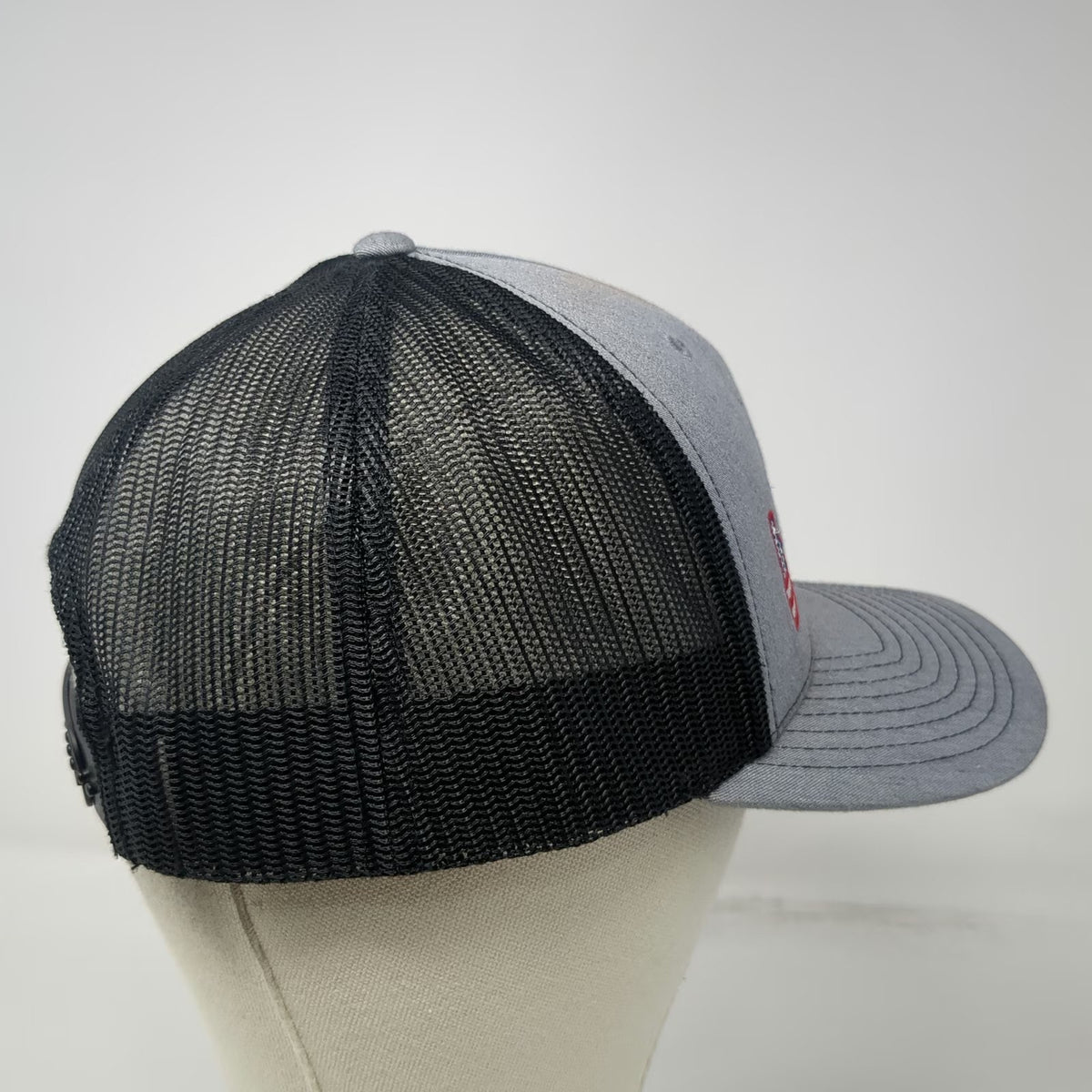Richardson Trucker Hat Gray Black Blue Red One Size Idaho Arms & Ammo Snapback