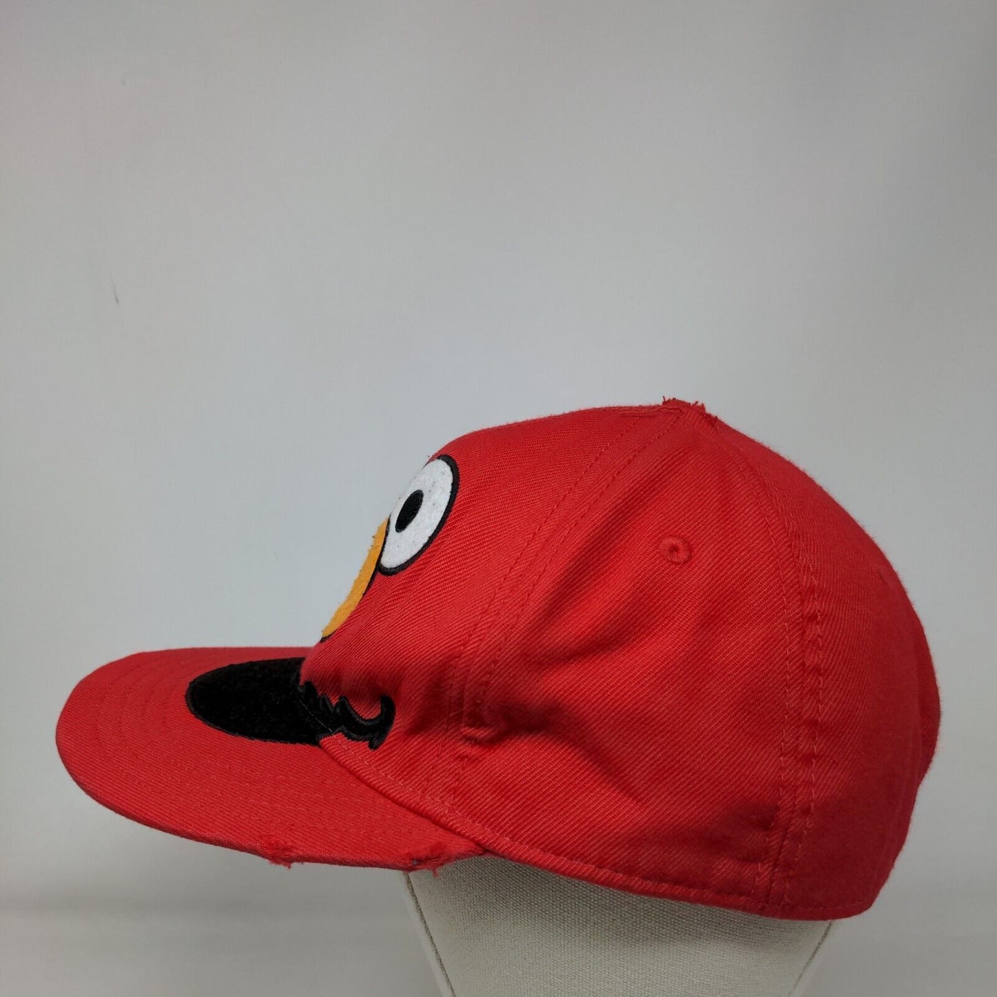 Sesame Street Elmo Fitted Hat Red 7 1/2 Embroidered Vent Holes