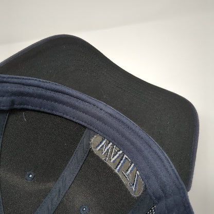 Waltz Snapback Mesh Back Trucker Hat Blue One Size Embroidered BK