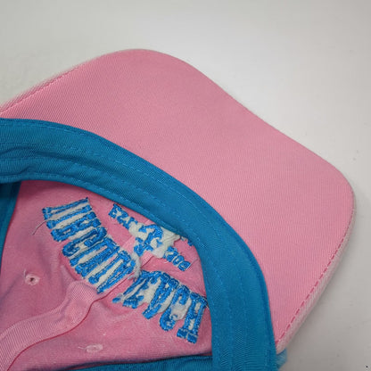Lucky 7 Virginia Beach Pink Blue One Size Baseball Cap Anchor Strapback Hat Logo