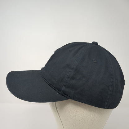 Exclamation Slideback Baseball Cap Black One Size Adjustable 6 Panel Queensboro