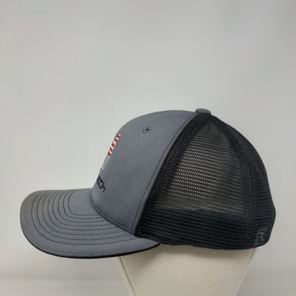 Hometech Fitted Mesh Back Trucker Hat Gray Small/Medium Richardson