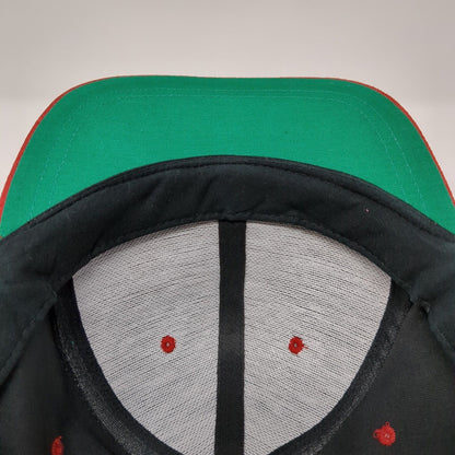 TC Snapback Hat Multicolor One Size Adjustable Vented Holes 6 Panel Blank