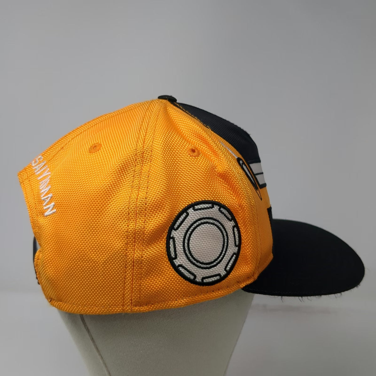 Bioworld Great Saiyaman 5 Panel Orange Black One Size Anime Under Visor Hat