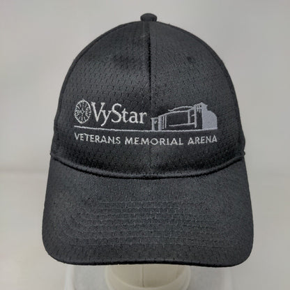 VyStar Veterans Memorial Arena Strapback Hat Black Adult Embroidered
