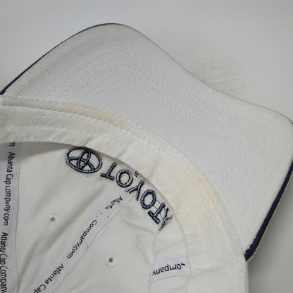 Atlanta Cap Company Hometown Toyota Baseball Cap White One Size Strapback Hat
