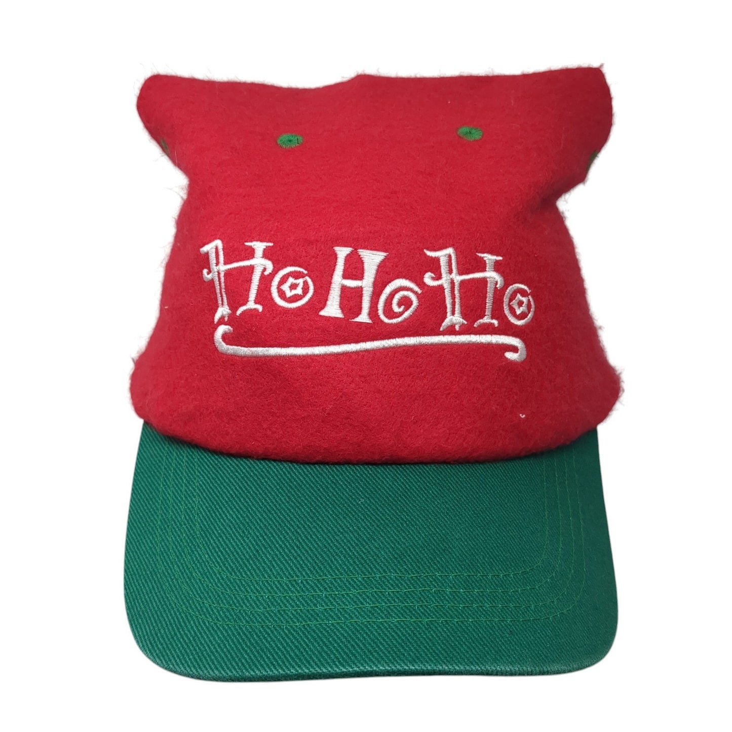 Ho Ho Ho Snapback Santa Cap Multicolor One Size Adjustable Holiday Christmas