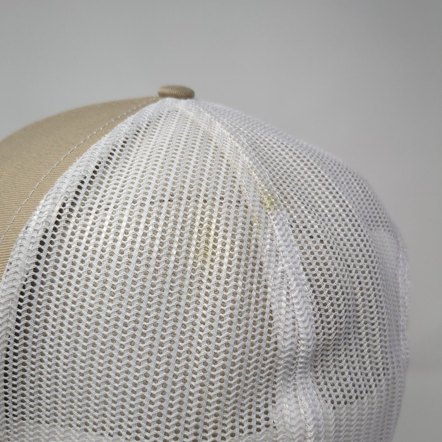 Reagan Bush '84 Snapback Trucker Hat Brown OS Adjustable Mesh Back Richardson