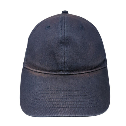 George Strapback Hat Blue One Size Adjustable Vented Holes 6 Panel Blank