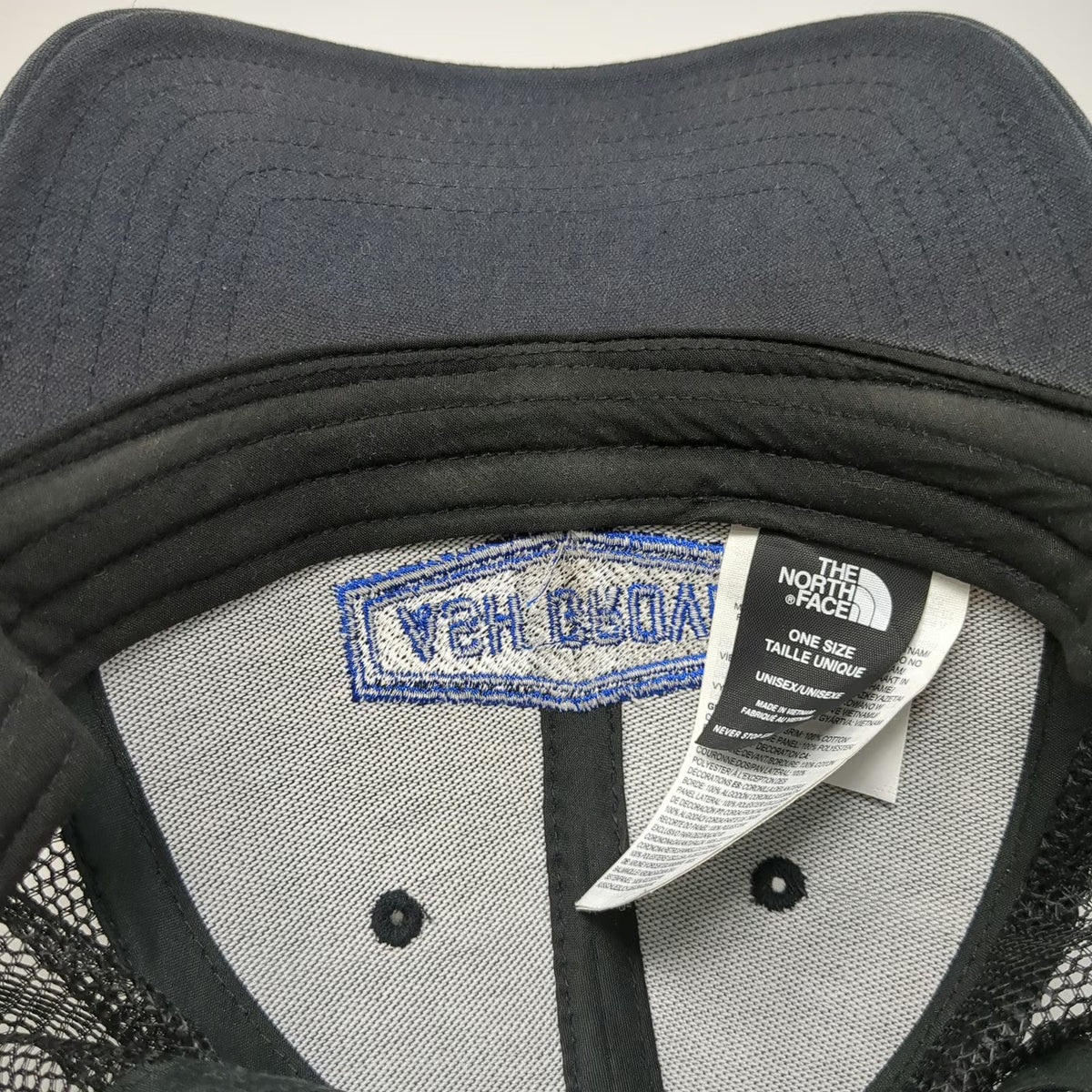 The North Face Trucker Hat Gray One Size Mesh Ash Grove CRH Company Snapback