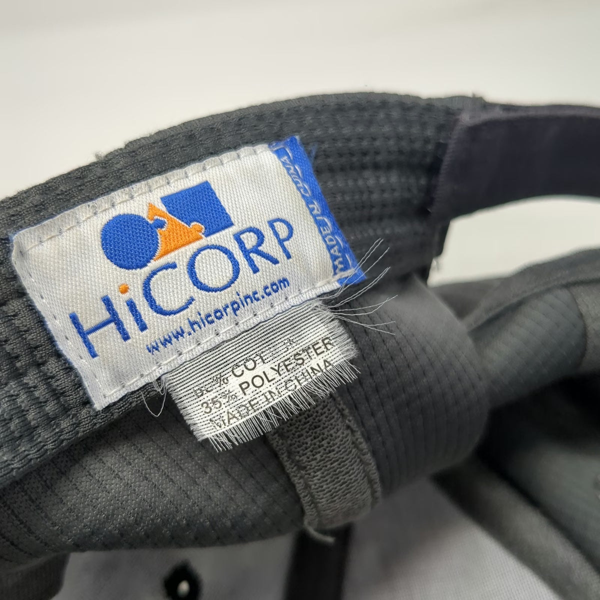 HiCORP Baseball Cap Black Gray G3 One Size Mesh Back Strapback A Great Catch Hat