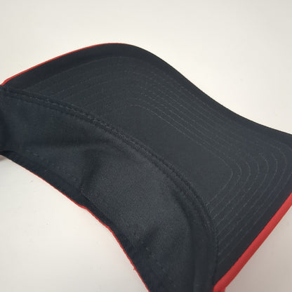 Letter B Strapback Visor Hat Red One Size Adjustable Embroidered Nike