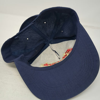 America's Legend Trucker Blue OS Hat Edmark Chevrolet Geo Snapback Vintage