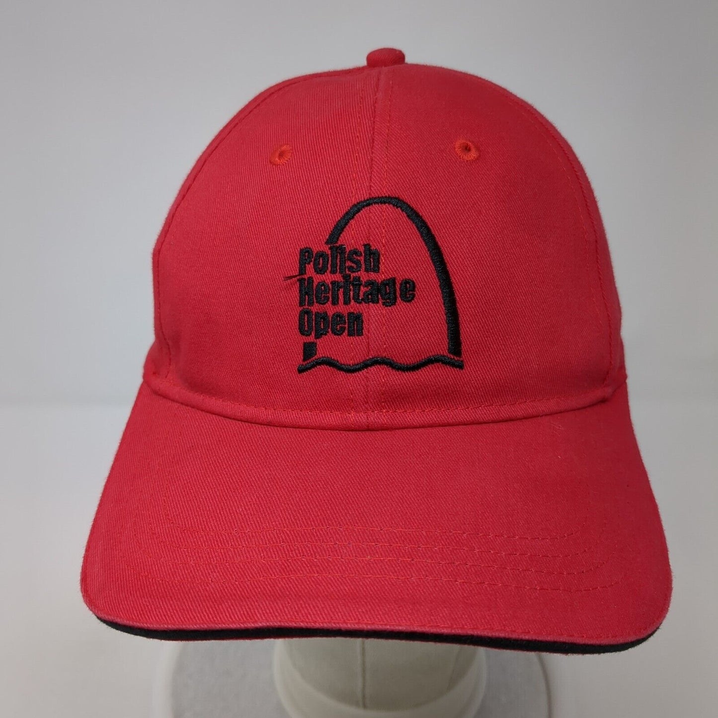 Polish Heritage Open Strapback Hat Red One Size Adjustable Cap America
