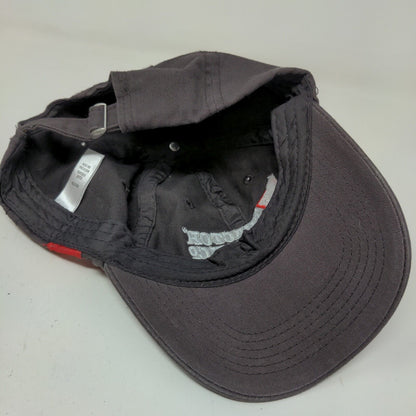 Tractor Supply Co Men's Slideback Hat Gray Adjustable Embroidered Logo Cotton