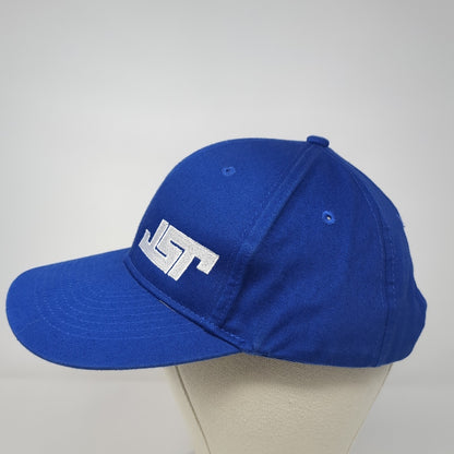 JST Snapback Hat Blue One Size Adjustable Embroidered 6 Panel Port Authority