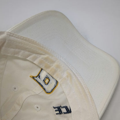 Legacy Baseball Cap White One Size Slideback Pace University P Logo Hat