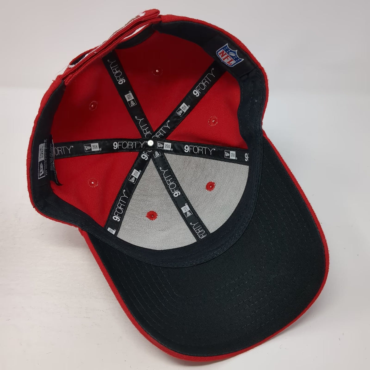 New Era San Francisco 49ers NFL Baseball Cap Red Adjustable Strapback Hat OS