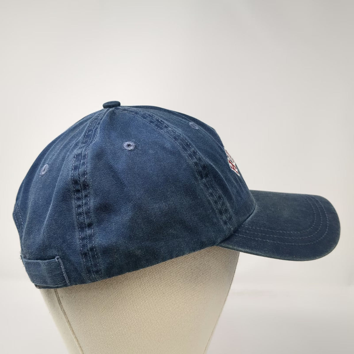 Ahead Baseball Cap Blue One Size Hat Humarock Arched Logo Strapback Adjustable