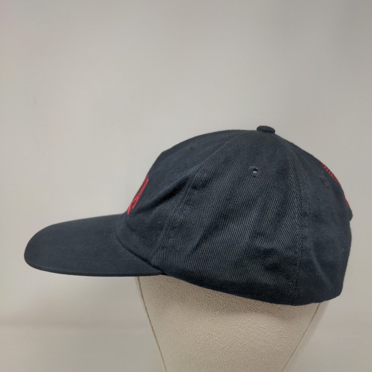 EUA AT&T Slideback Hat Black One Size Adjustable Embroidered Vented Holes
