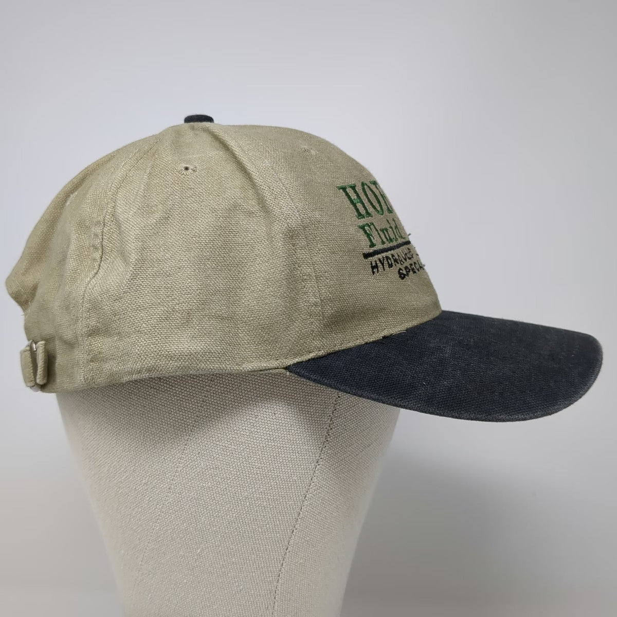 Horton Fluid Power Hydraulic Pneumatic Beige Baseball Cap One Size Slideback Hat
