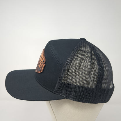 Idaho Prep Co. Patch Snapback Mesh Back Trucker Hat Black One Size