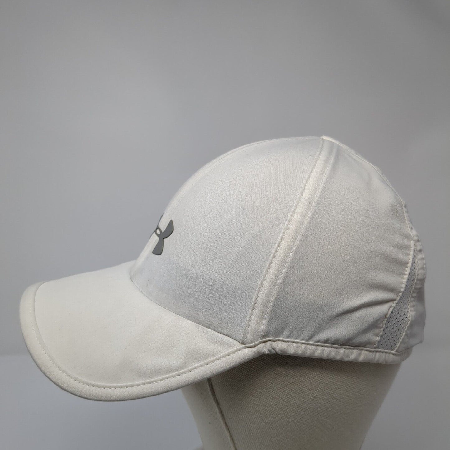 Under Armour Women's Strapback Hat White Cream One Size Adjustable